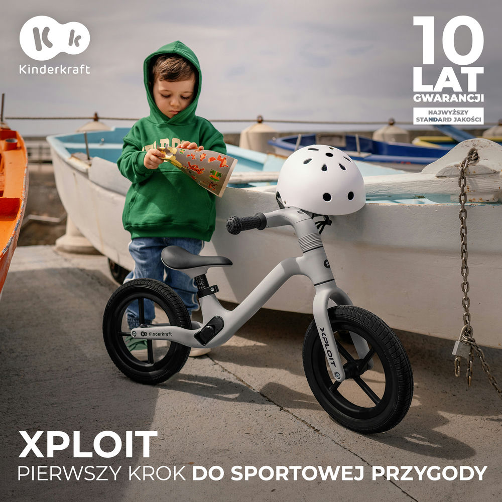 Rowerek biegowy XPLOIT turkusowy