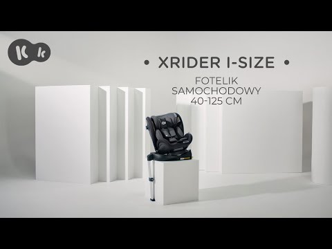 Fotelik samochodowy XRIDER i-Size szary