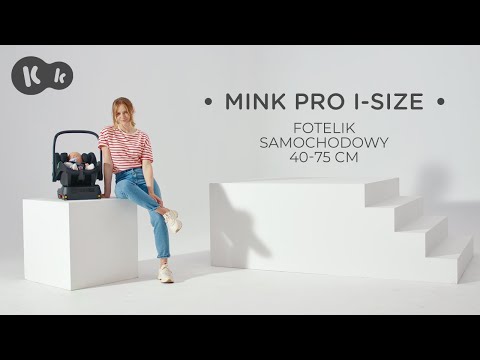 Fotelik samochodowy MINK PRO i-Size z bazą MINK FX czarny