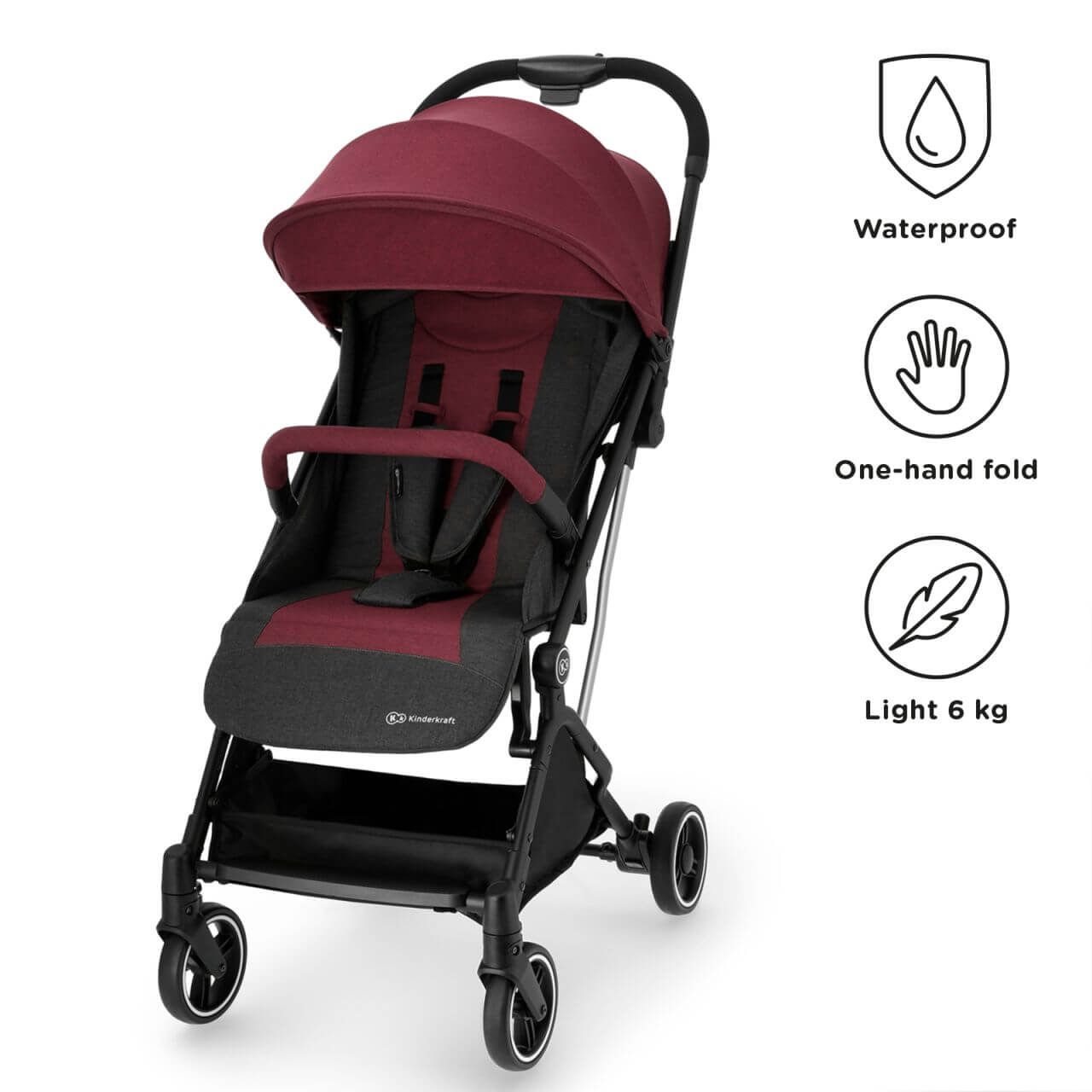 Light stroller suitable from birth to 15 kg