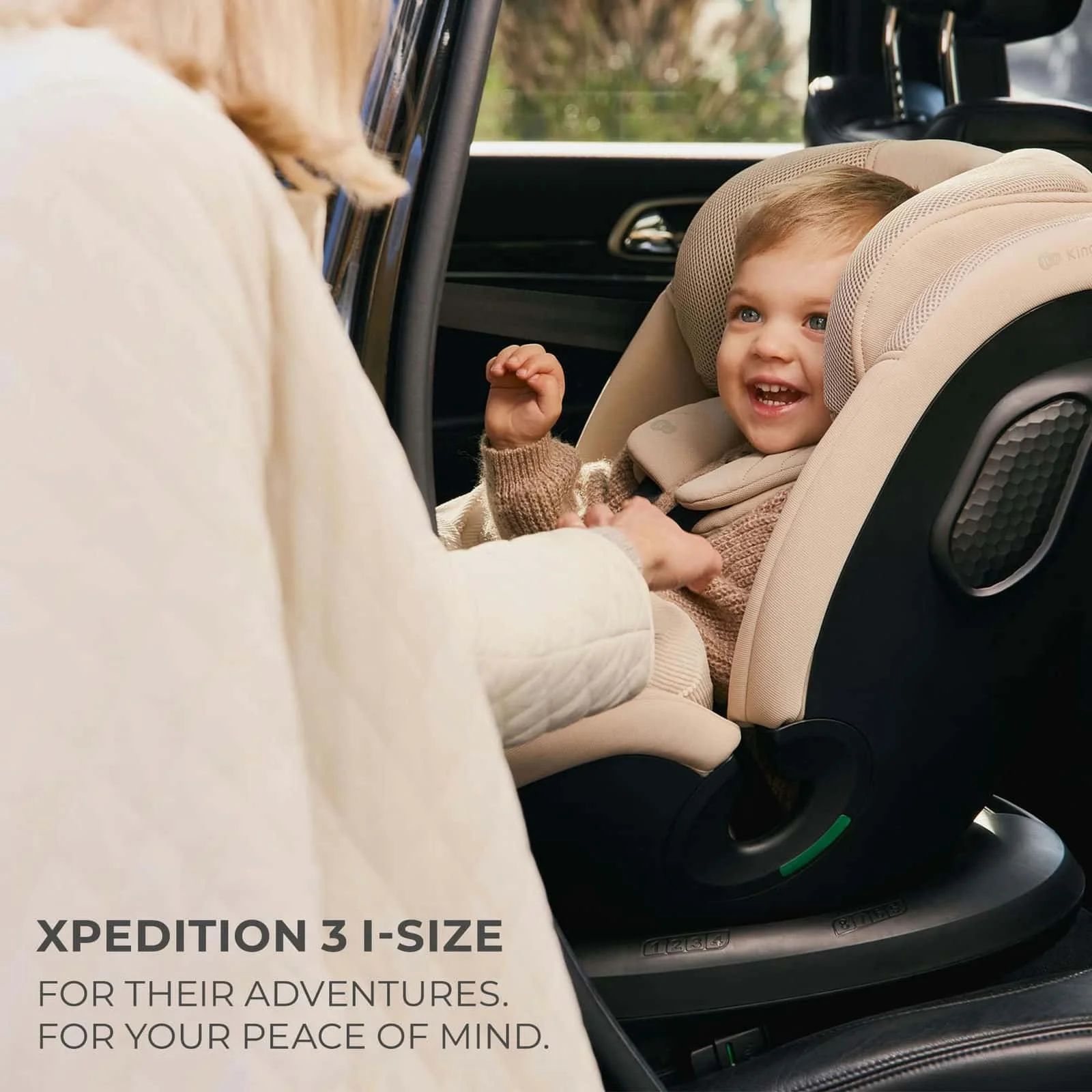 Collana premium rich cream New ③ Car seat XPEDITION 3 i-Size | Kinderkraft