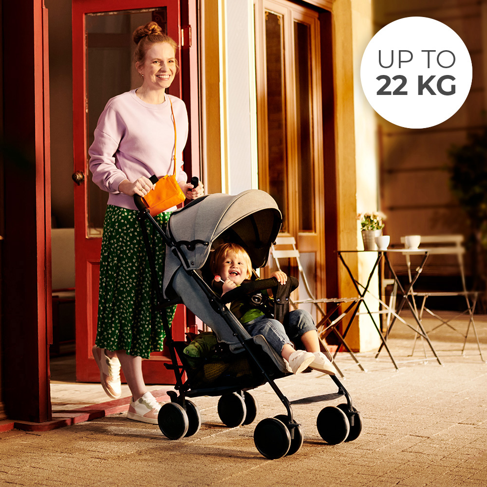For children up to approx. 4 years of age (22 kg)