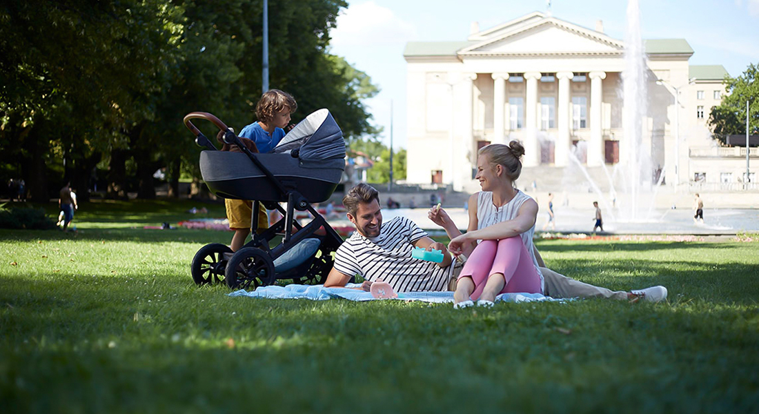 Elegant multi-purpose pushchair	
